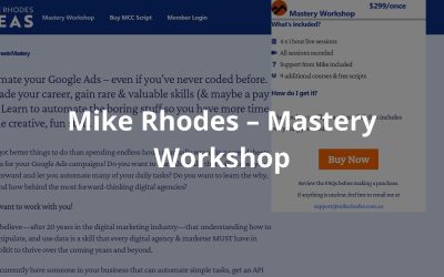 Mike Rhodes – Mastery Workshop