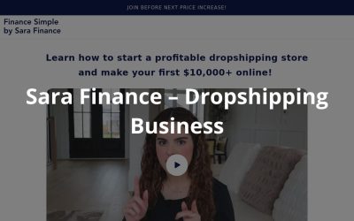 Sara Finance – Dropshipping Business