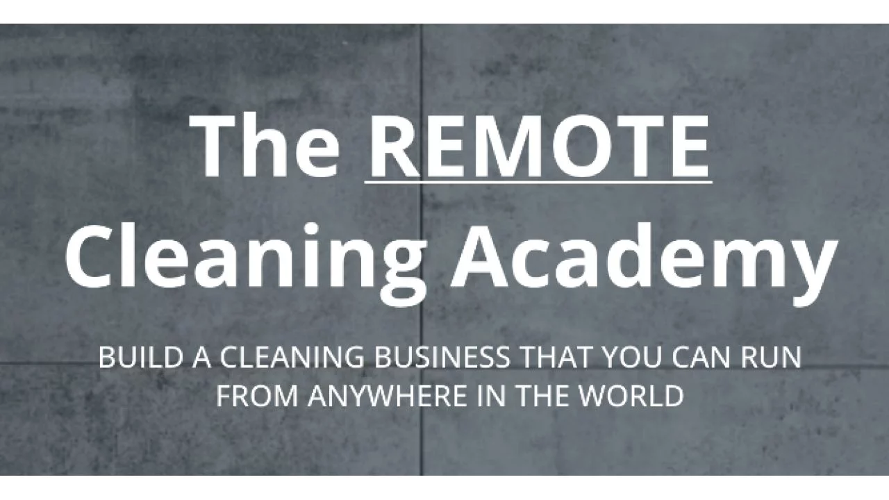 Sean Parry – The Remote Cleaning Academy