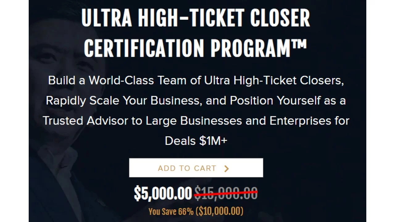 Dan Lok – Ultra High Ticket Closing