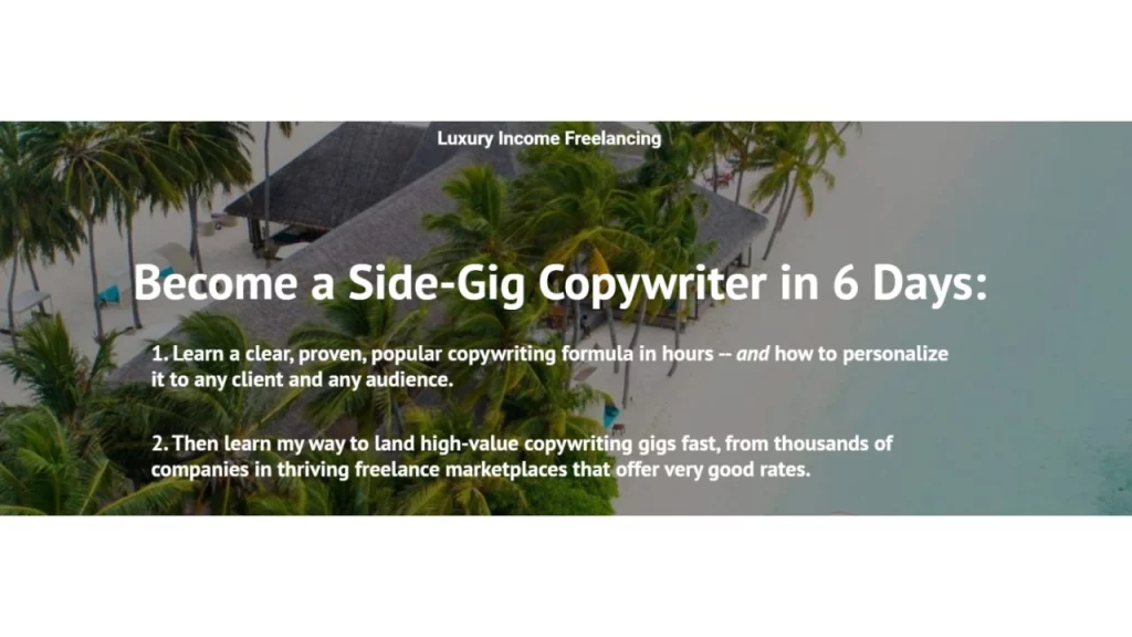 David Wimberley – Side-Gig Copywriter in 6 Days