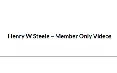 Henry W Steele – Member Only Videos