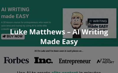 Luke Matthews – AI Writing Made Easy