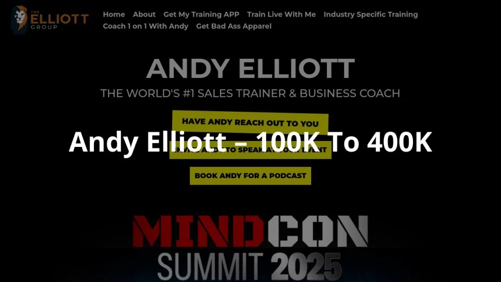 Andy Elliott – 100K To 400K