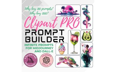 AIcreativeTools – Clipart Prompt Builder PRO Version for Midjourney