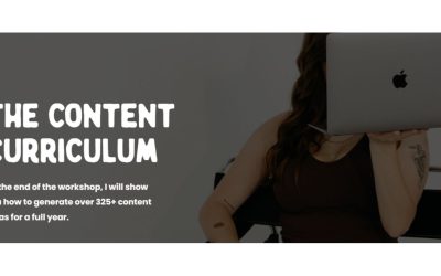 Amber Figlow – The Content Curriculum