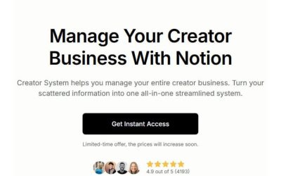 Modest Mitkus- The Notion Creator System