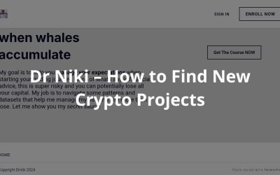 Dr Niki – How to Find New Crypto Projects