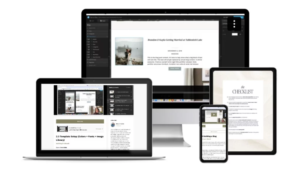 Davey and Krista – Design   Sell Showit Website Templates