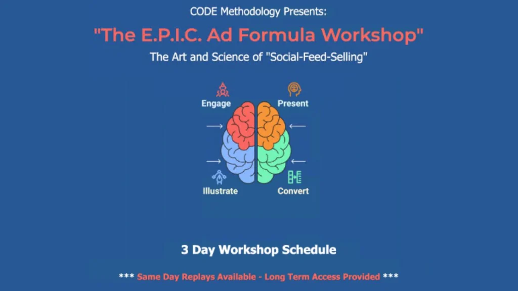 Chris Rocheleau – The Epic Ad Formula Workshop CODE Methodology