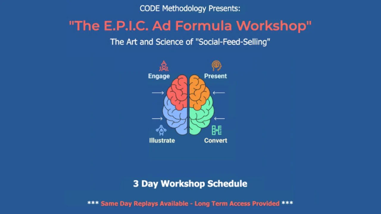Chris Rocheleau – The Epic Ad Formula Workshop CODE Methodology