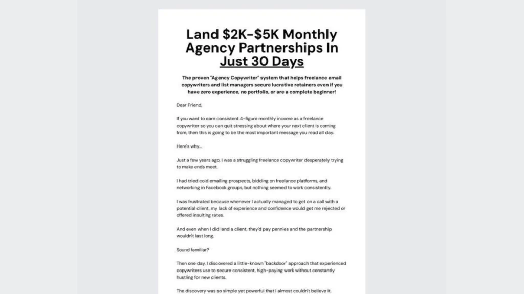 Francis The Nomad – The Agency Copywriter