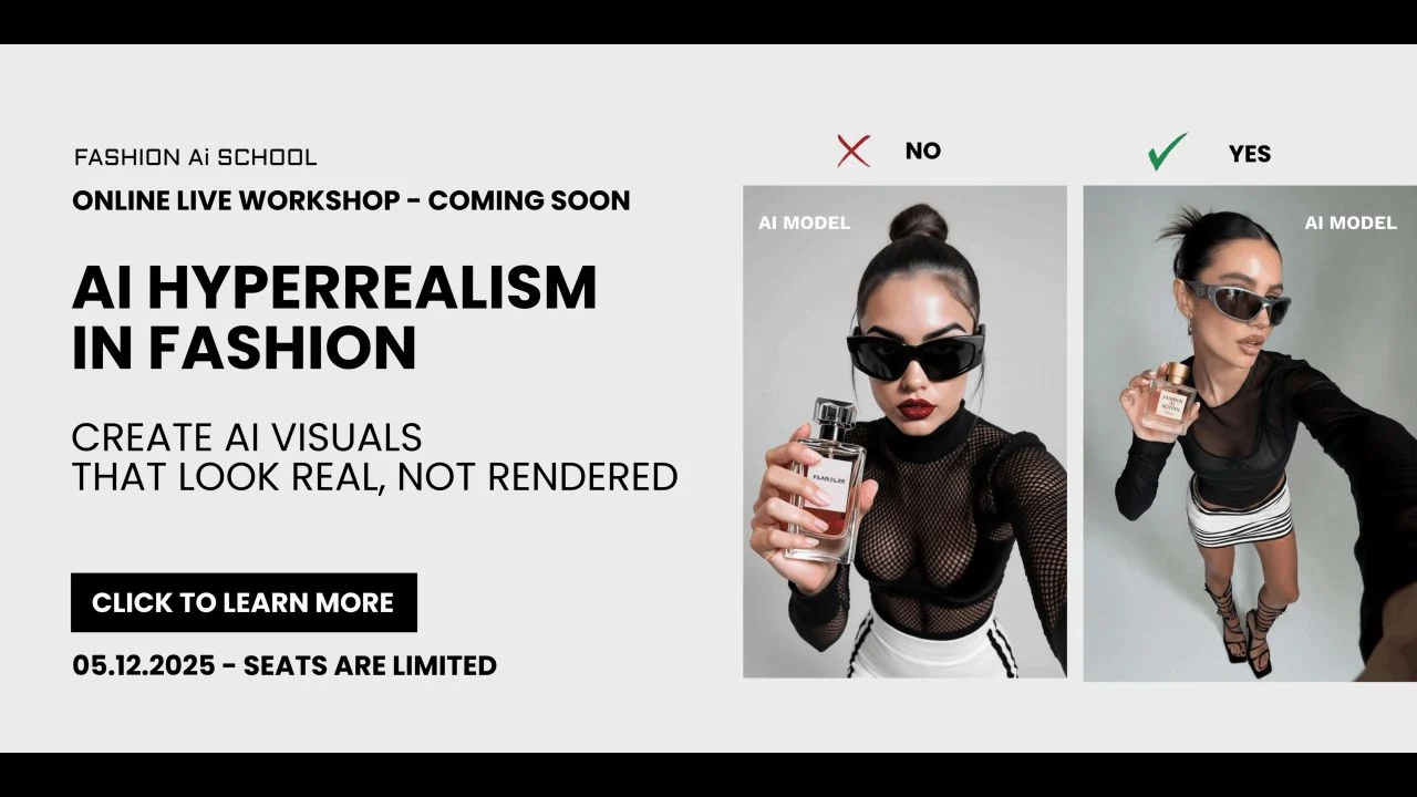Olska Green – AI Hyperrealism in Fashion Workshop
