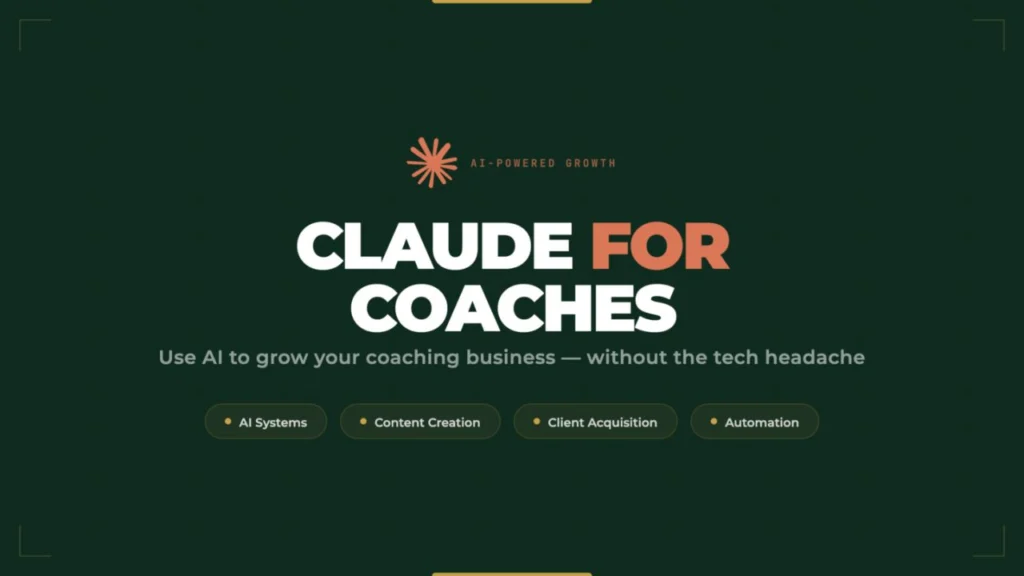 Dan Harrison – Claude for Coaches