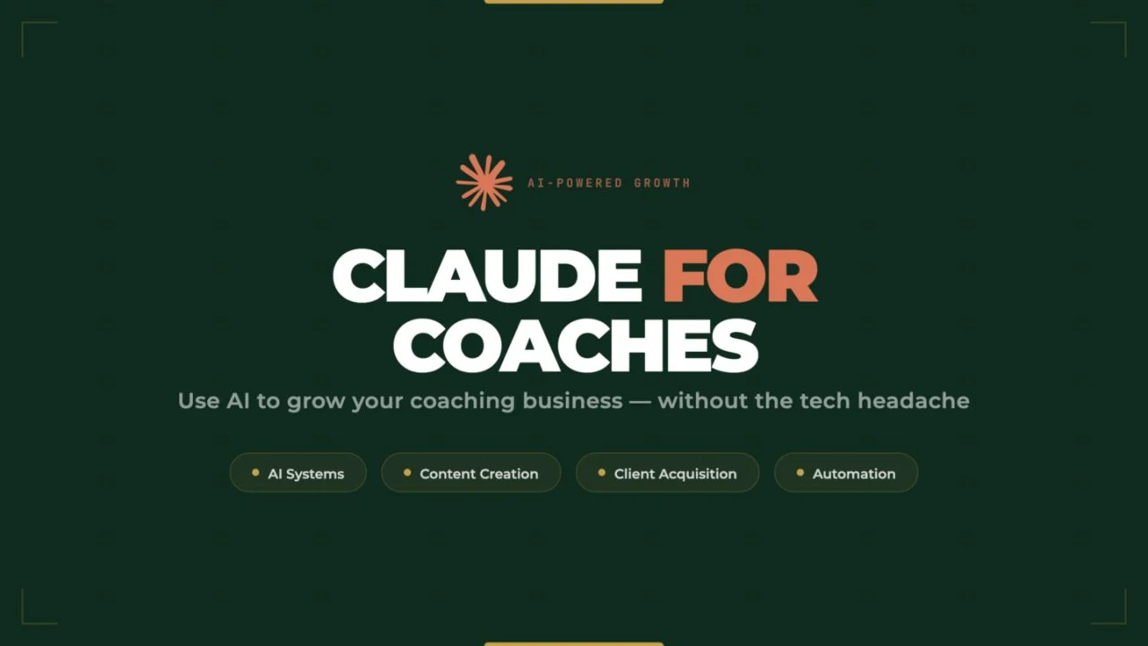 Dan Harrison – Claude for Coaches